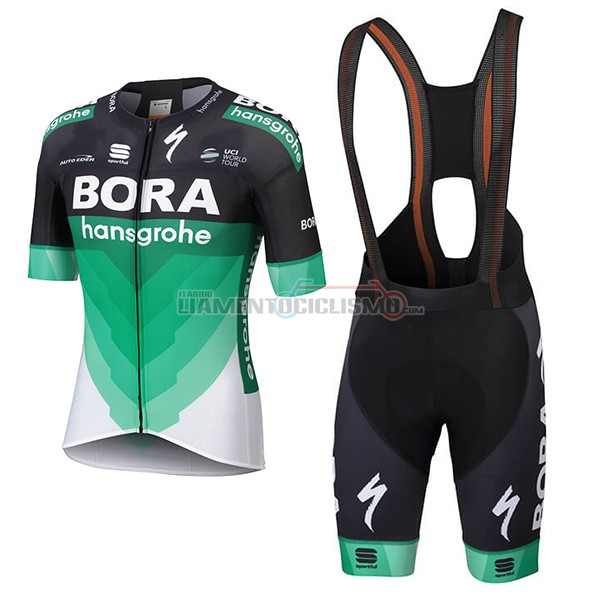 Abbigliamento Ciclismo Bora Manica Corta 2018 Verde